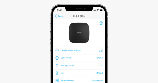 Ajax HUB 2 PLUS, Pagrindinis valdiklis - Image 16